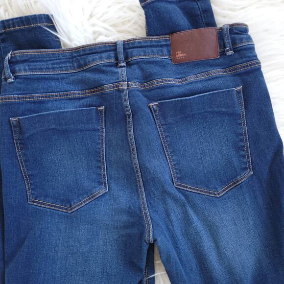 Zara TRF Denim Skinny Pitillo Jeans Mid Rise Stretch Zip Fly 10 - Picture 7 of 11
